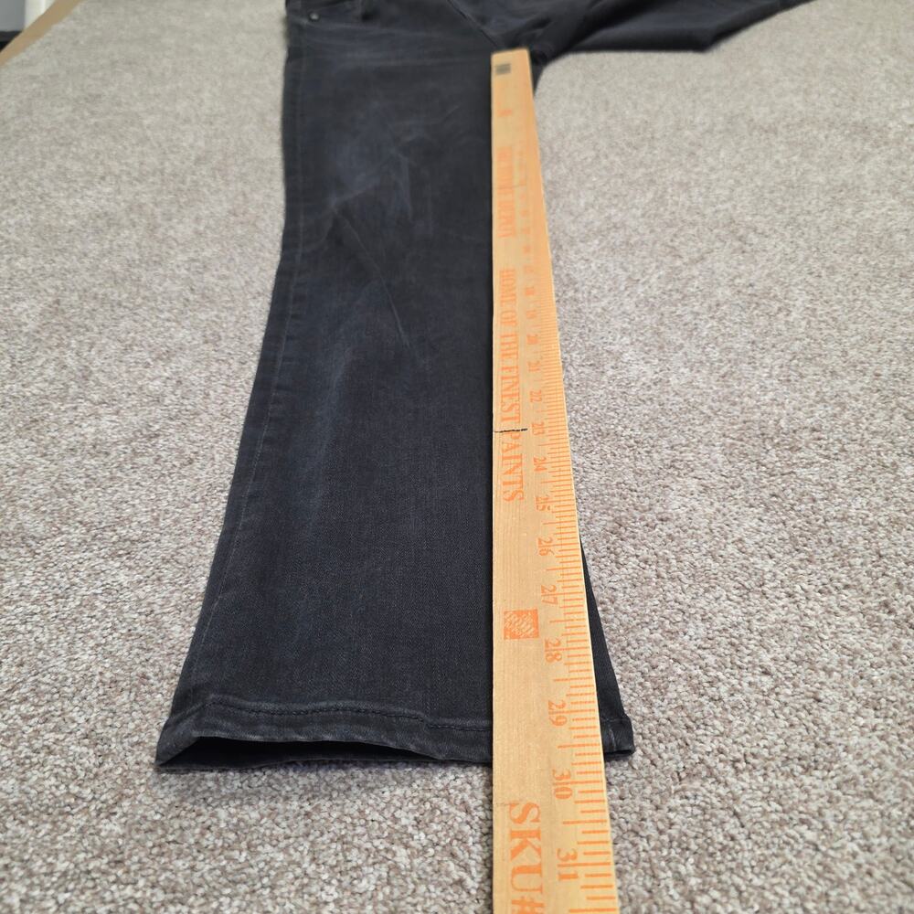 AG Adriano Goldschmied Black Mari High-Rise Slim Straight Jeans Women's 27x29.5 - Picture 9 of 16